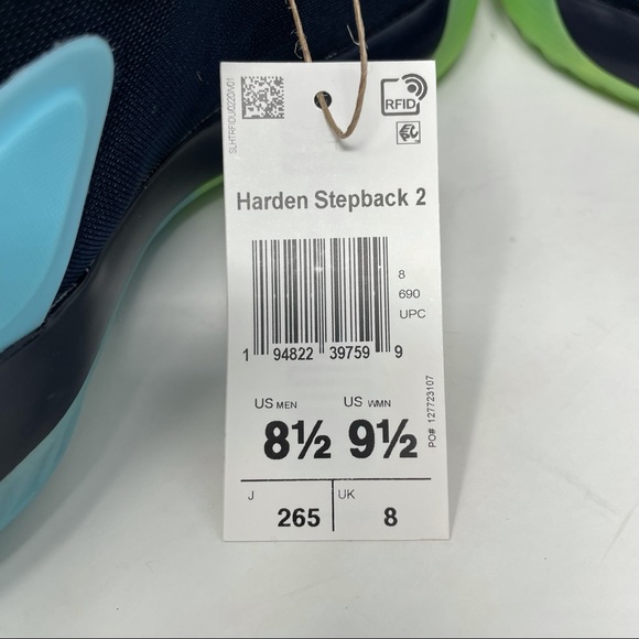 New Adidas Harden Stepback 2.0 Basketball Shoe Black GZ2954 - Picture 5 of 11